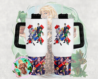 40oz Hunter X Hunter handle tumbler