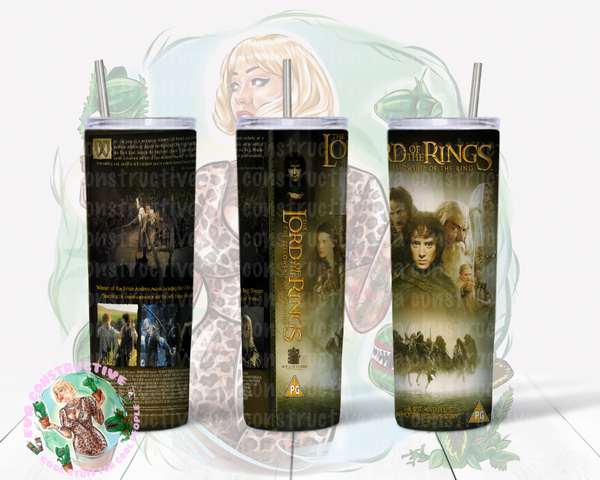 20oz LOTR VHS Cover